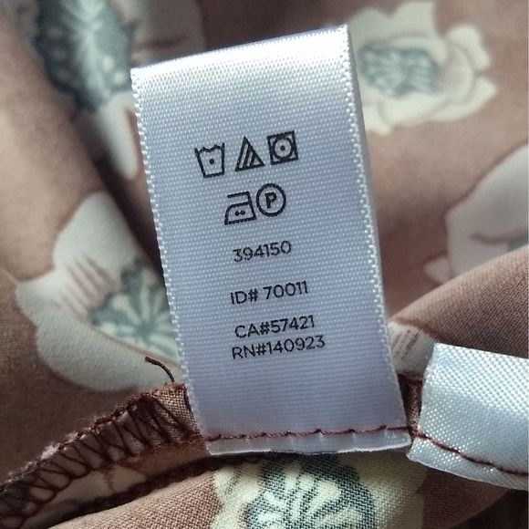 LOFT Purple Floral Patterned Dress - Picture 6 of 6